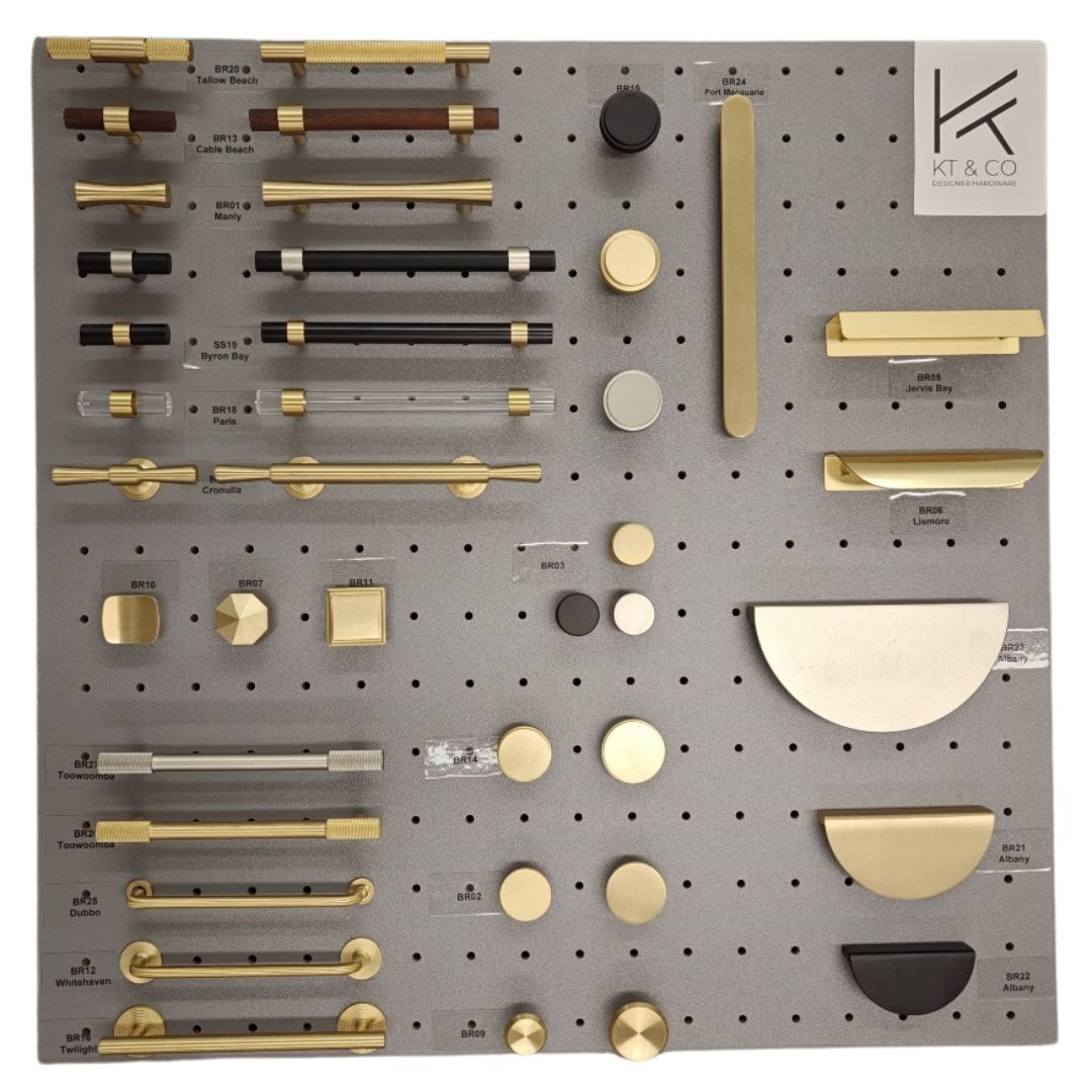 Brass Collection Handles Display Board | KT & CO